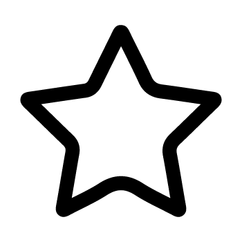 Icon black star